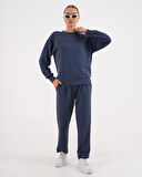 Modal Kumaş Sweatshirt Cepli Eşofman Takımı