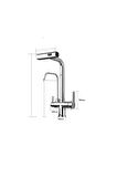 MUTFAK EVİYE BATARYASI DUAL FLOW ARITMA ÇIKIŞLI DUŞ ŞELALE 4 FONKSİYONLU SPİRALLİ İTHAL 7YIL GARANTİ