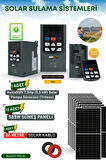 SOLAR GÜNEŞ ENERJİ SULAMA SİSTEMİ MEXSUNN 7.5 HP 5.5 KW TRİFAZE SOLAR POMPA SÜRÜCÜSÜ 585 W Güneş