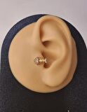 Balık Model Tragus Helix Piercing Ear Cuff Kıkırdak Çelik Küpe