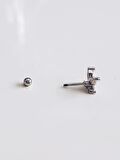 Kelebek ModelTragus Helix Piercing Ear Cuff Kıkırdak Çelik Küpe