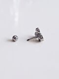 Mickey Mouse Silver  ModelTragus Helix Piercing Ear Cuff Kıkırdak Çelik Küpe