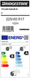 Bridgestone Turanza 6 Enlıten 225/65R17 102H Yaz Suv 2025