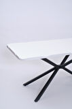 Kütük MDF Boyalı Lak Panel Mutfak Yemek Masası 90x160