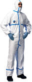 Dupont Tyvek 600 Plus CHA5 Başlıklı Koruma Tulumu