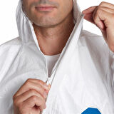 Tyvek® 500 Xpert Başlıklı Kimyasal Koruyucu Tek KullanımlıkTulum Ecopack M