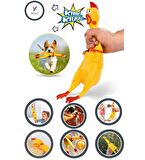 Köpekler İçin Bağıran Tavuk, Horoz, Shrilling Chicken Oyuncak - Büyük Boy (30 cm)