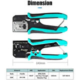 Proskit CP-342  8p8c Rj45 Moduler Konnektör Sıkma Pensesi(Yeni Nesil)