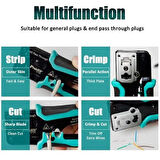 Proskit CP-342  8p8c Rj45 Moduler Konnektör Sıkma Pensesi(Yeni Nesil)