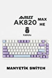 AK820 MAX HE Kablolu Mekanik Oyun Klavyesi, Rapid Trigger, RGB Aydınlatma, Hall Effect