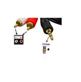  3.5 mm Stereo To 2 Rca Aux Tos Ses Kulaklık Kablosu