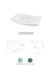 KAREN BANYO BLANC 70 CM LAVABO