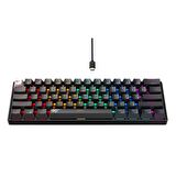 Havit Gamenote KB903L %60 Mekanik Blended Aydınlatma Oyuncu Klavyesi - 61 Tuş - Siyah