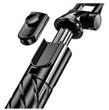 Mini Selfie Çubuğu Tripod Telefon Standı Kablosuz Bluetooth Kumanda Dayanıklı Tripod ve Monopod