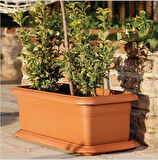 Omnipazar SO-V692 Tabaklı Villa Bahçe Saksı Takımı 62 Litre No 2