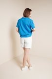 BİSİKLET YAKA KISA KOLLU T-SHIRT