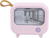 TechTic TV Boyama Led Gece Lambası Sevimli Ev Dekorasyon  Aydınlatma Mini Doğum Günü Hediyesi 2 Mod