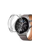 Huawei Watch Gt3 Pro 46mm 360 Tam Koruma Silikon Kılıf