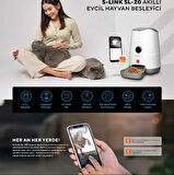 Akıllı Evcil Hayvan Besleme Kapı 1080p HD Wi-Fi Tuya Destekli Kameralı SMART PED SL-20