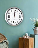REVELLO METAL DUVAR SAATİ 35X35 CM MODERN DUVAR SAATİ