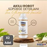 Mas Robot süpürge deterjanı solüsyonu nergis kokulu 500 ml X2 Adet