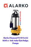 Alarko Wsd 22-14 - 1 Hp 220V Açık Fanlı Parçalayıcılı Foseptik Pis Su Drenaj Dalgıç Pompa