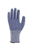 Kesilmeye Dirençli Elyaf Eldiven Tek Adet Mavi 636700 (NO8 M)