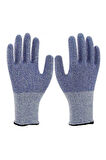 Kesilmeye Dirençli Elyaf Eldiven Tek Adet Mavi 636700 (NO8 M)