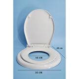 PEKSO KEDİ ÇOCUK STİCKERLİ ÇİFT KULLANIMLI KLOZET KAPAĞI