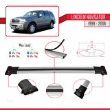 Lincoln Navigator 1998-2006 Arası ile Uyumlu FLY Model Ara Atkı Tavan Barı Gri 3 Adet