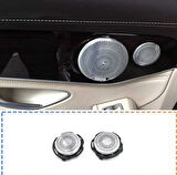 Mercedes W205 & W213 Uyumlu Bürmester Kapı Tweeter Kapağı 2 Parça (Geçme Model)