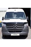 Mercedes Sprinter W907 Ön Kaput Koruma Rüzgarlığı 3mm Akrilik (abs) Parlak Deflektör 2019->