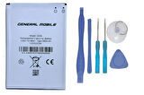 Genaral Mobile GM 8 GO Uyumlu Batarya Pil Sıfır Orijinal + TAMİR SETİ