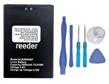 Reeder P13 Blue Max 128gb Uyumlu Batarya Pil Sıfır Orijinal + TAMİR SETİ
