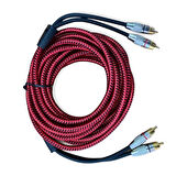 ARS 5 METRE PROFOSYONEL İPEK RCA KABLO