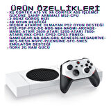 Ozmik Retro TV Bağlantılı Oyun Konsolu  128gb Ps2/psp/psx 3d 20000 Oyunlu GTA VİCE CİTY-SAN ANDRES