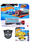 Hot Wheels 2 Araç Transformers Set - Optimus Prime & Bumblebee (1/64)