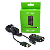 Xbox One Şarj Kiti Xbox One Play & Charge Kit Gamepad Batarya Şarj