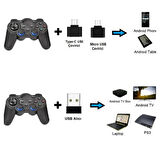 Ozmik 2.4g Kablosuz Oyun Kolu Pc / Ps3 / Android Tv / Android Telefon ve Tablet Uyumlu Gamepad