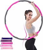 Clifton 1500 Gr Hula Hoop Egzersiz Çemberi Pembe+5'Li Latex Direnç Bandı
