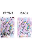 Unicorn A5 Boy Simli Ve Sulu Kapaklı Defter Mls-302