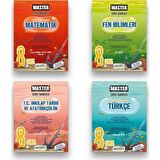 Okyanus 8. Sınıf Master Matematik+Fen+Türkçe+İnklap Soru Bankası Seti