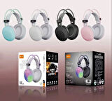 VENANDİ Kafaüstü Kablosuz Bluetooth Rgb Işıklı Gaming Oyuncu Kulaküstü Kulaklık