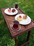 BİRAYSE Ahşap Katlanır Piknik Ve Kamp Sehpası Örgü