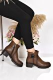 Scavia Orto pedik Comfort Hakiki Deri Bayan Bot