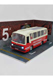 1/27 Ölçek Nostalji Halk Otobüsü Sesli Ve Işıklı (kırmızı)