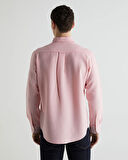 GANT Erkek Pembe Regular Fit Klasik Yaka Çizgili Gömlek