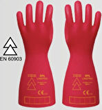 Elektrikçi Eldiveni CLass 3 Doğal Kauçuk Eldiven 26500 Volt Starline Lınepro