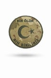 Özel Seri Arması Aksesuar Parça Nakış Patch Bir Ölür Bin Diriliriz