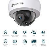 TP-Link VIGI 4'LÜ KAMERA SETİ / PoE C320I 2.8mm - 4mm BULLET KAMERA / PoE C220I 2,8mm - 4mm DOME KAMERA / NVR1008H-8P PoE 8 Kanal NVR Kayıt Cihazı